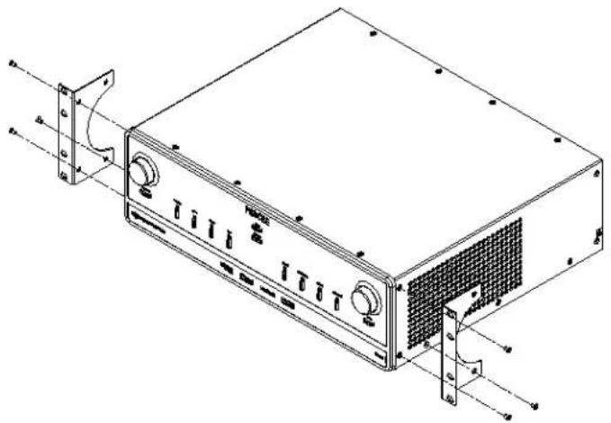 Crestron PROCISE PSPHD - To install the ears: - 1