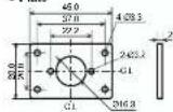 ROLAND GK-KIT-BG3 - Dimensions - 2