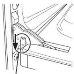 Crosley XB258DMWW - To Replace the Door: - 4