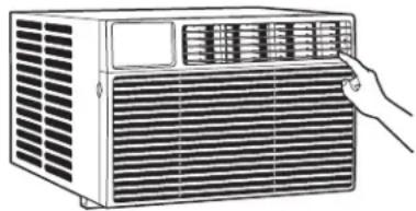 GE AEG14AZ - Dirección del aire - 1