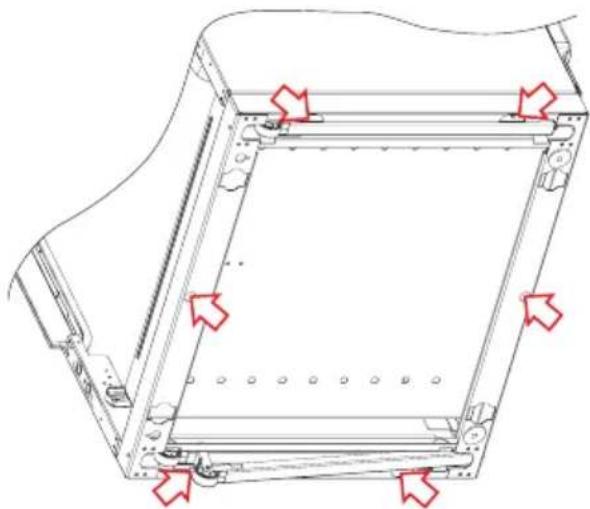 Cylinda S 6264 KVEP - Ändra spisen från 85 till 86,5 cm - 1