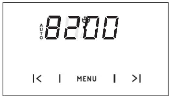 AUTO 8200 |< | MENU | >|