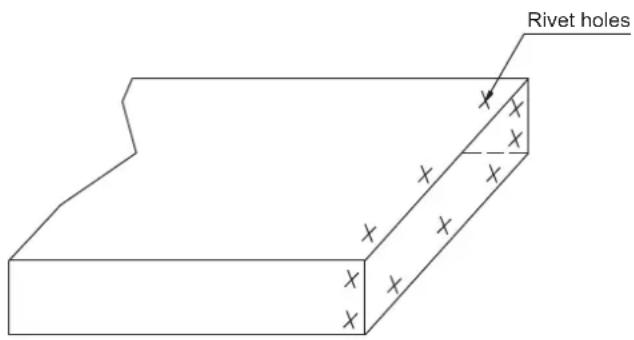 Rivet holes