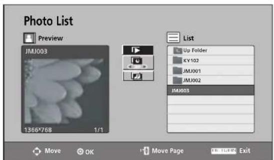Photo List Preview JMJ003 1366*768 1/1 List Up Folder KY102 JMJ001 JMJ002 JMJ003 Move OK Move Page Exit