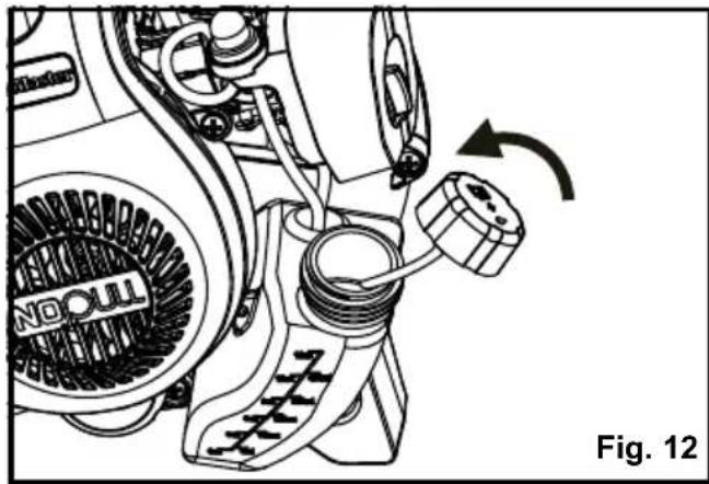 LawnMaster NPTBL26A - FILLING THE FUEL TANK (See Fig. 12) - 1