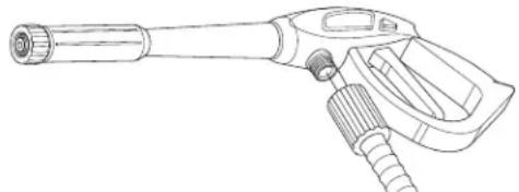 Craftsman CMXGWAS020737 - Conecte la manguera y el suministro de agua a la bomba (Fig. E, F, G, H) - 1