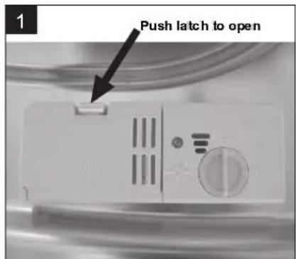 Push latch to open
