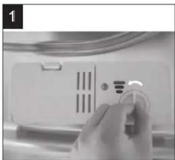 Esatto EBTDW2D - How to fill the Rinse Aid Dispenser - 1