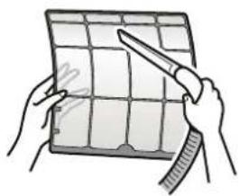 Godrej GIC 18HTC5- WTA - Wash the air filters with water or clean them with vacuum cleaner. - 1