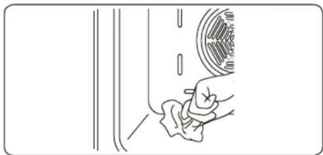 ASPES AHE1200CB - Limpieza del interior del horno - 1