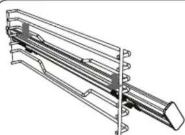 ASPES AHE1200CB - Telescopic rails - 3