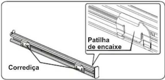 Patilha de encaixe Corrediça