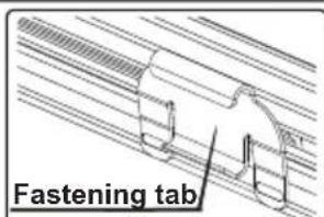 Fastening tab