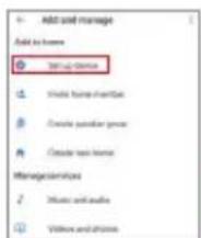 Add and manage Add to home Set up choice Create home chart; Create page number format Create name chart Manage services Delete and add some Write and add some