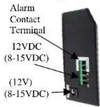 Alarm Contact Terminal 12VDC (8-15VDC) (12V) (8-15VDC)