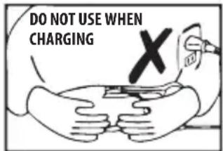 DO NOT USE WHEN CHARGING