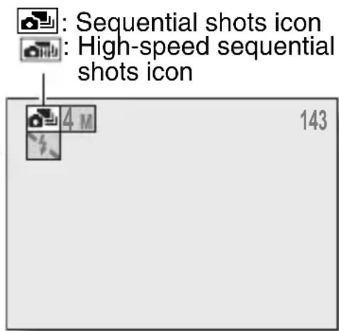 : Sequential shots icon : High-speed sequential shots icon 4 M 143