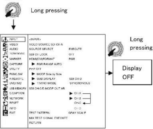 graph TD A["Input"] --> B["VIDEO SOURCE SCI CHA"] A --> C["AUDIO SOURCE SELECT"] A --> D["COMVERSE SOURCE RESET"] A --> E["MARKER SOURCE RESET"] A --> F["CAPTURE SOURCE RESET"] A --> G["UTILITY SOURCE RESET"] A --> H["FUNC.SW SOURCE RESET"] A --> I["FROMS SOURCE RESET"] A --> J["UNICOM SOURCE RESET"…