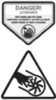 Snow Joe ION100V-21SB-RM - Safety Symbols - 12