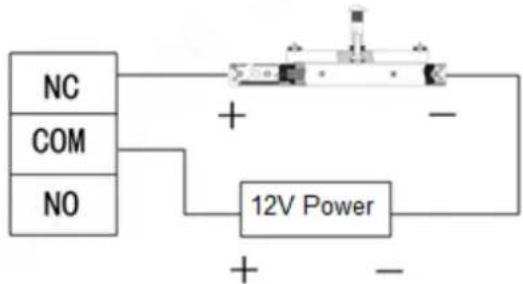 Dahua Technology ASC2102B-T - Wiring Description of Lock - 2