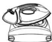 Kunft KSG5344 - Correct steam iron placement on the thermal insulation stand - 1