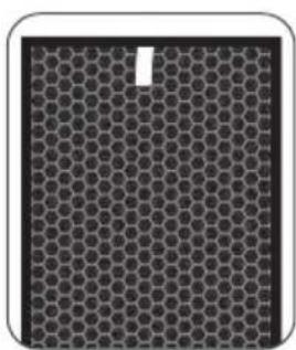 Close-up of a hexagonal grid pattern with a small white rectangular cutout in the top-right corner (no text or symbols)