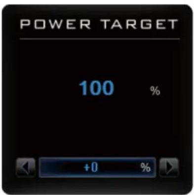 POWER TARGET 100 % +0 %