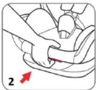 Chipolino Next Gen - ADJUSTING THE RECLINE OF THE CAR SEAT - 2