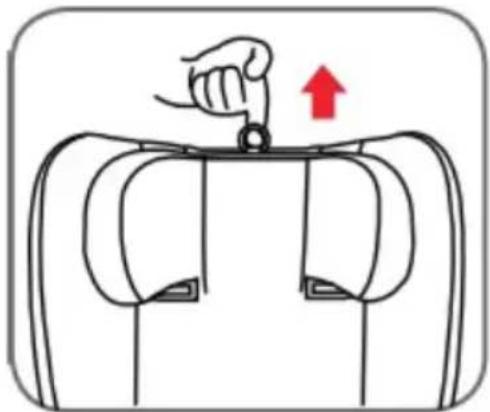 Chipolino Next Gen - ADJUSTING THE HEIGHT OF THE HEADREST - 1