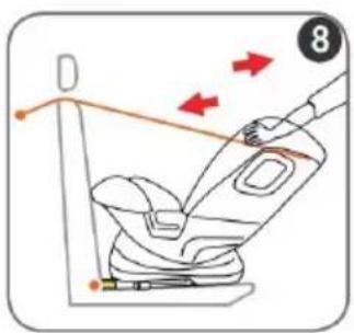 Chipolino Next Gen - INSTALLATION OF THE CAR SEAT WITH ISOFIX AND TOP TETHER - 8