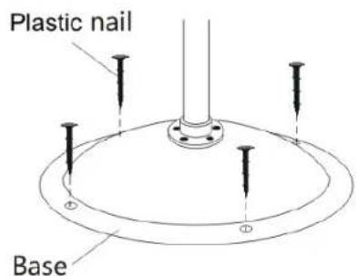 Plastic nail Base