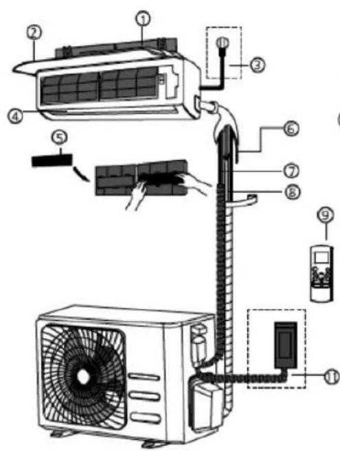 Becken BAC4256 - Piezas de la unidad - 1