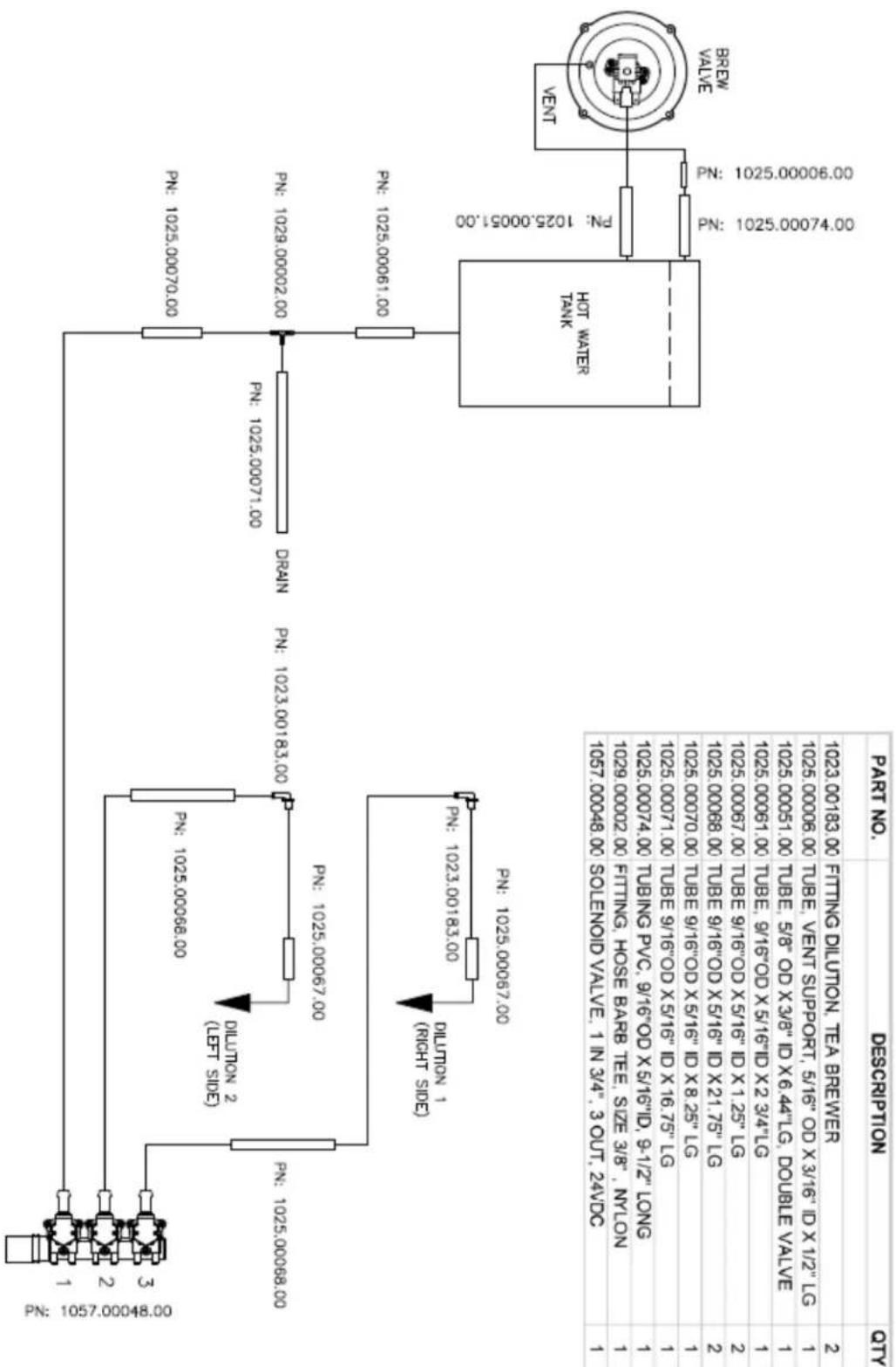 Fetco TBS-2121XTS - Parts diagrams, bill of materials lists - 8