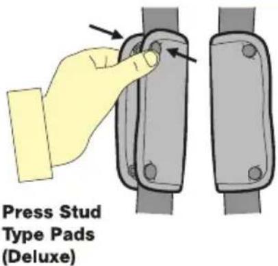 Press Stud Type Pads (Deluxe)