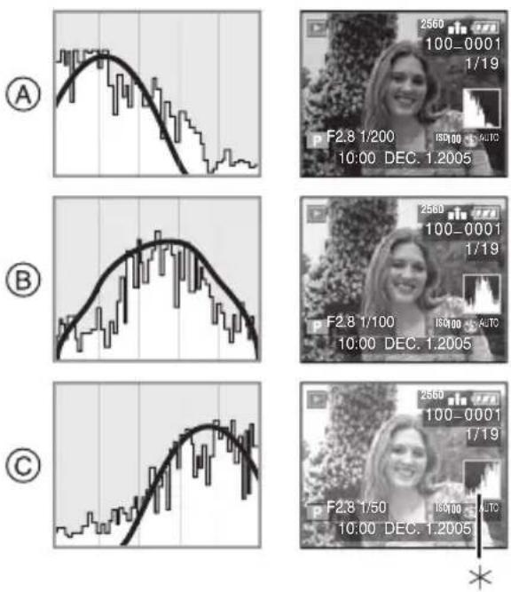 PANASONIC Lumix DMC-FZ5PP - ■ Histogram - 1