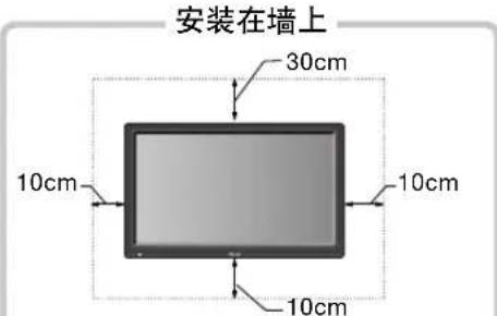 安装在墙上 30cm 10cm 10cm 10cm
