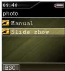 09:48 photo Manual Slide show ESC