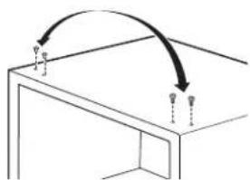 Simple line drawing of a 3D rectangular frame with arrows indicating direction (no text or symbols)