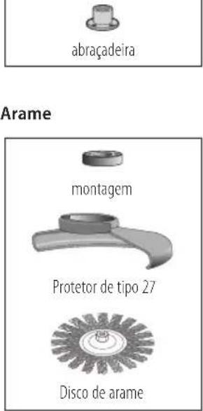 abraçadeira Arame montagem Protetor de tipo 27 Disco de arame