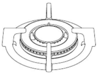 Meireles MVG 4952 N - Queimador Wok * - 1