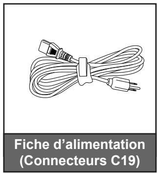 Fiche d'alimentation (Connecteurs C19)