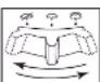 PANASONIC NI-WL30 - Steam/dry selector (switch as the following) - 1