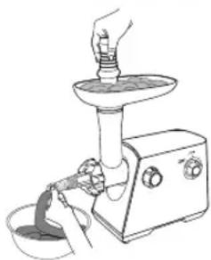 PANASONIC MK-GM1700 - How to Use the Sausage Attachment - 4