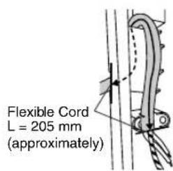 Flexible Cord L = 205 mm (approximately)