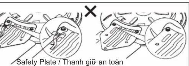 Safety Plate / Thanh giữ an toàn