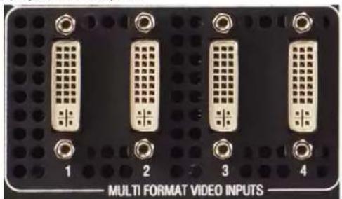 MULTI FORMAT VIDEO INPUTS