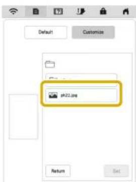 Default Customize pH22.jpg Return Set