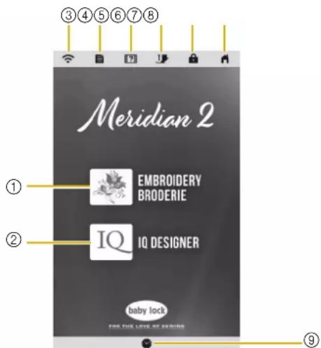 Meridian 2 EMBROIDERY BRODERIE IQ DESIGNER baby lock FOR THE LOVE OF BOMING