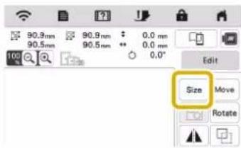 90.9mm 90.8mm 0.0 mm 90.5mm 90.5mm 0.0 mm 100 0.0° Edit Size Move Rotate