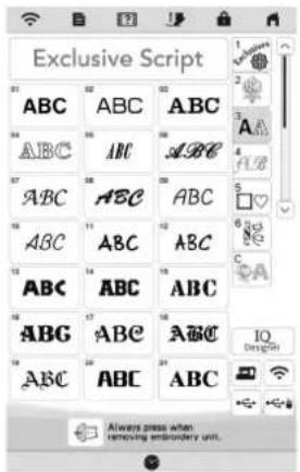 Exclusive Script ABC ABC ABC ABC ABC ABC ABC ABC ABC ABC ABC ABC ABC ABC ABC ABC ABC ABC ABC ABC ABC ABC ABC ABC Always press when removing embroidery unit.